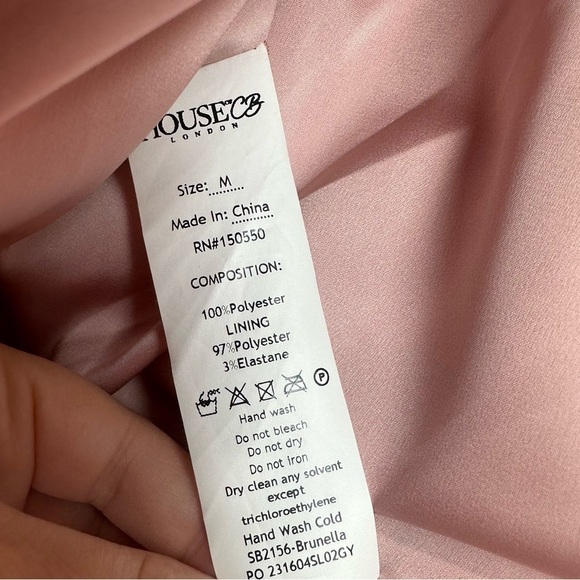 House Of CB Faux Suede Fringe Jacket Pink Women’s Medium Coastal Cowgirl Western - Picture 9 of 13